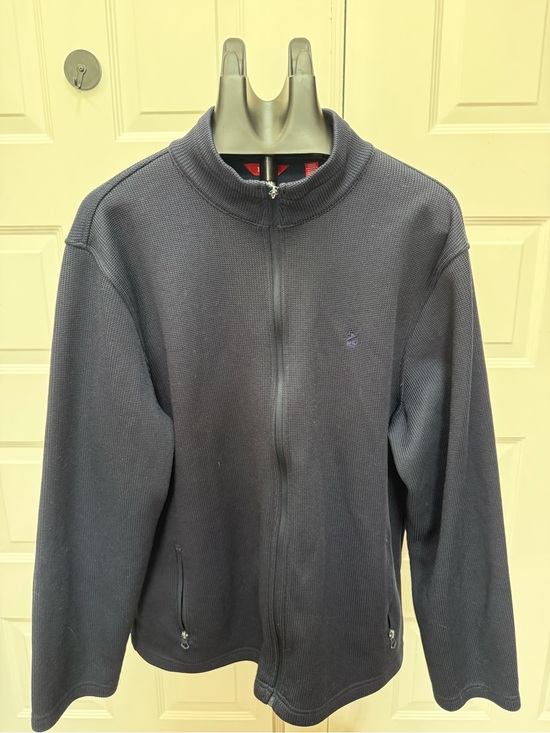 Izod Other - Izod Navy Full-Zip Knit Jacket